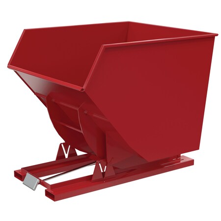 Vestil SELF-DUMP HOPPER HD 3.5 CU YD 6K RED D-350-HD-SR